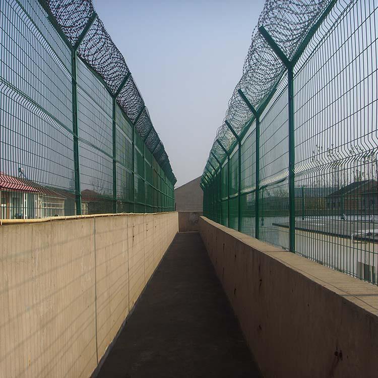 沃琪 供應監獄防護網 監獄防攀爬護欄網 監獄刺繩護欄網 優質產品圖片_高清圖_細節圖-河北沃琪絲網制品 -